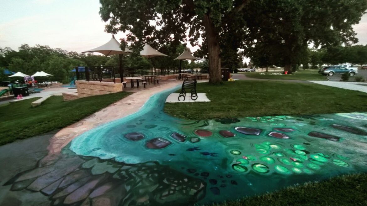 River Rapids Sidewalk