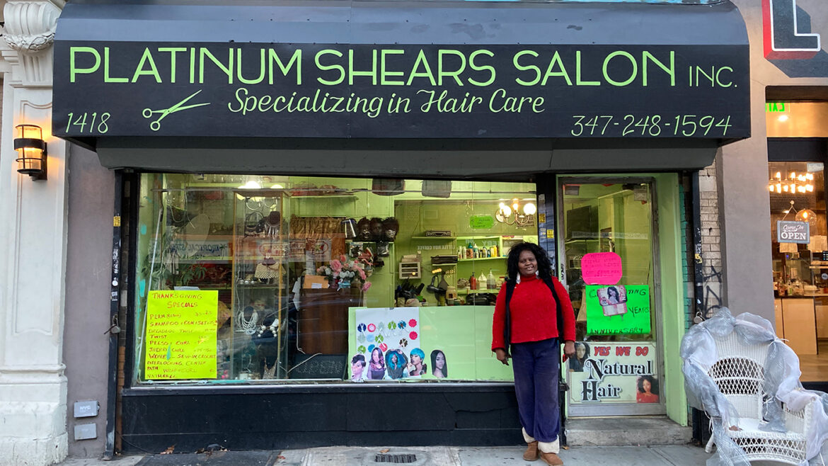 Marjorie’s Salon Awning